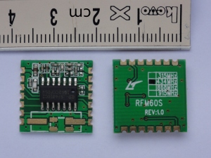 SI4010 module front & back